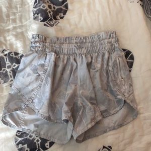 Lululemon High Rise tracker shorts
